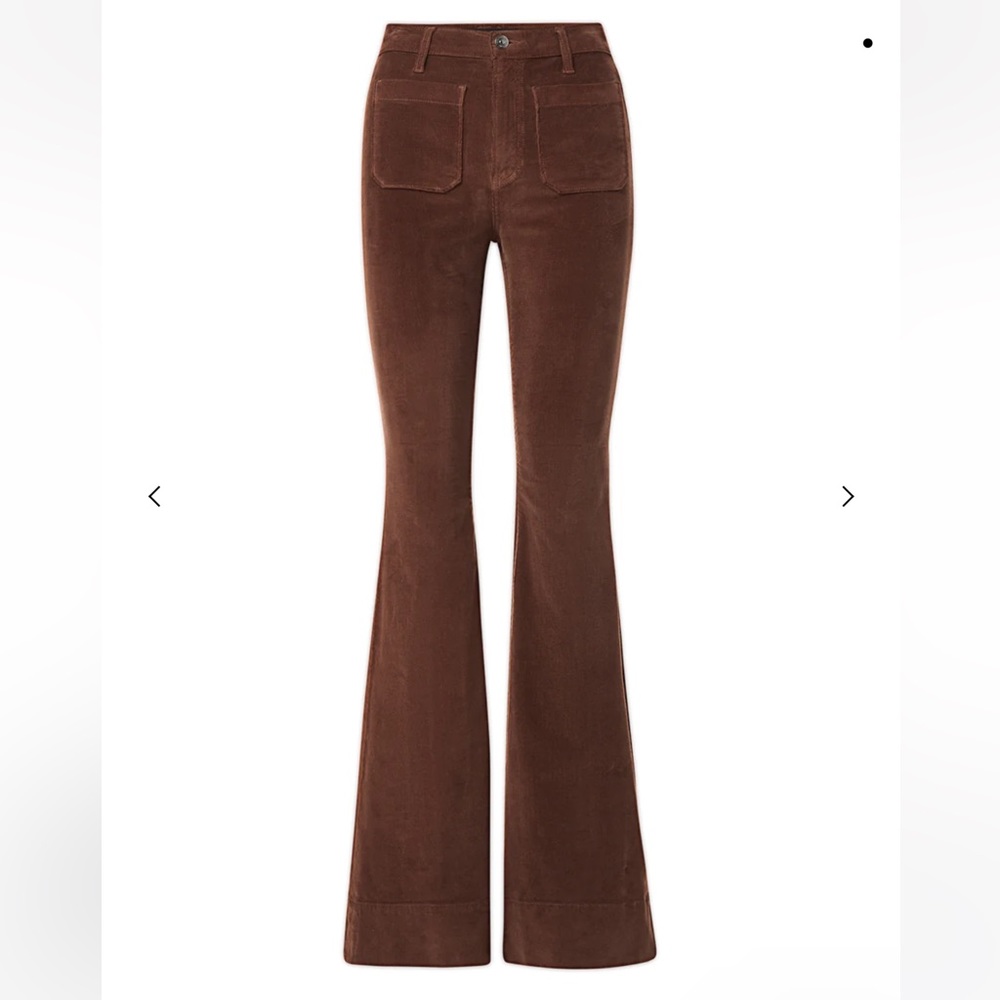VERONICA BEARD - SHERIDAN BELL-BOTTOM PANT | CORDUROY CHICORY